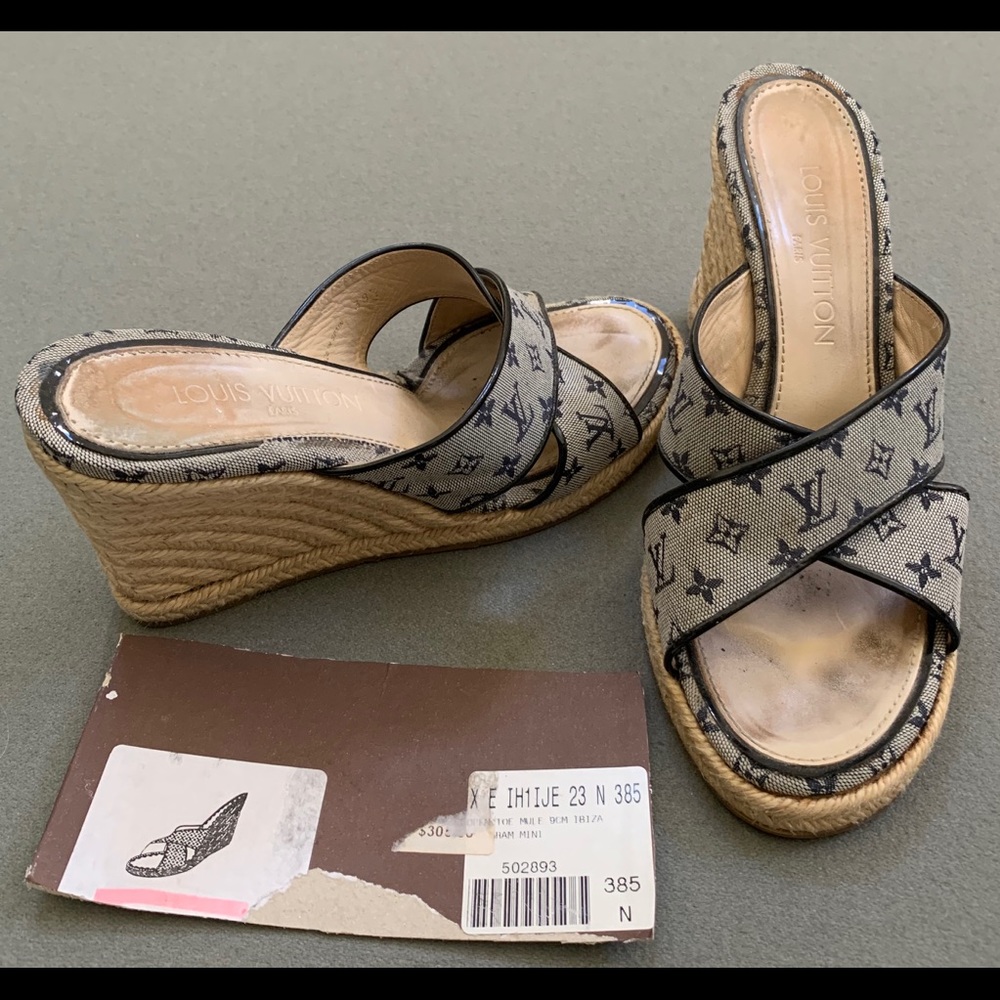Pre loved Louis Vuitton wedges